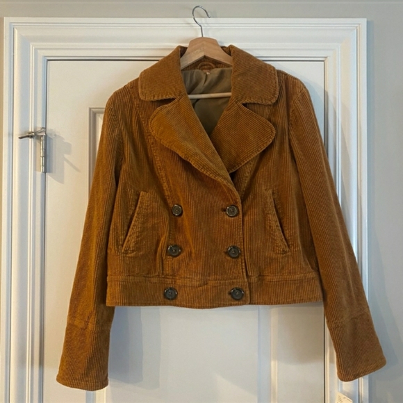 Free People Jackets & Blazers - BNWT Free People Rust Cord Jacket